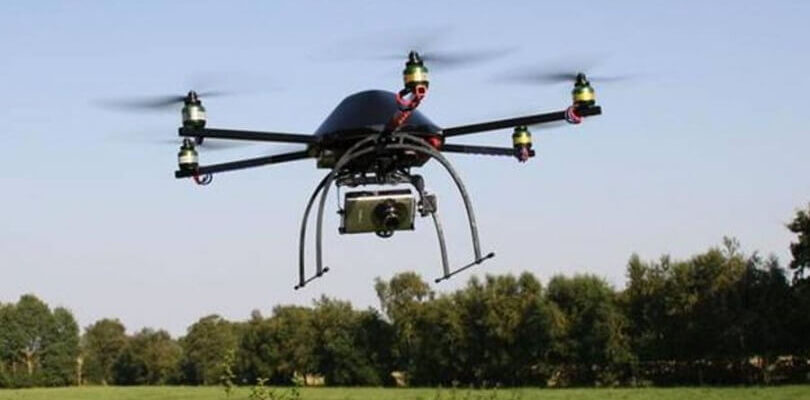 Квадрокоптер на охоте