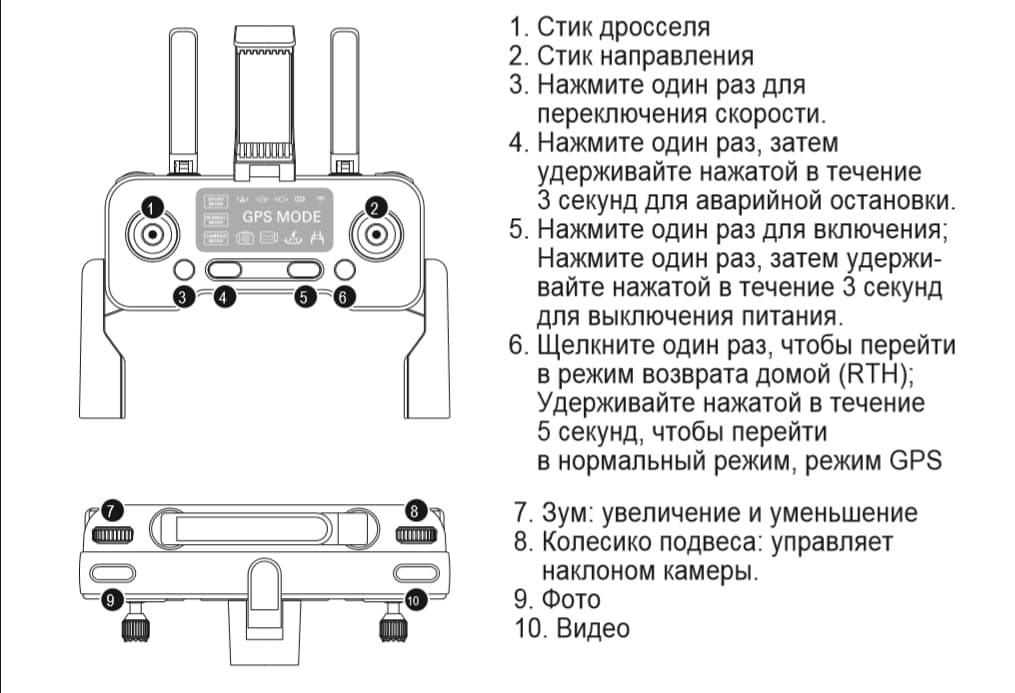 SJRC F7 PRO 4K 13 sjrc f7 pro пульт управления