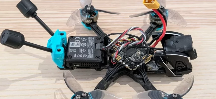 Цифровая система DJI O4 Pro: установка на дрон и подробные настройки компонентов 71 dji o4 air unit pro how to setup tutorial installing in fpv drone frame